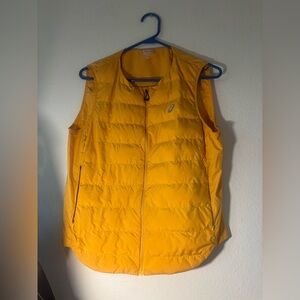 Golden Yellow Asics Winter Running vest